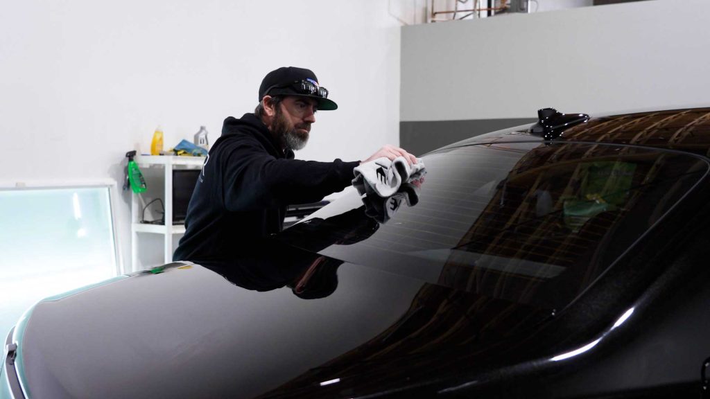 Dark Horse Window Tinting Tinter Checking Tint