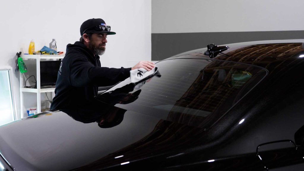 Dark Horse Window Tinting Tinter Checking Tint