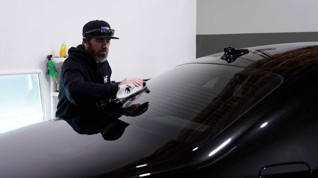 Dark Horse Window Tinting Tinter Checking Tint